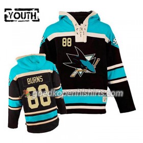 San Jose Sharks Brent Burns 88 Zwart Hoodie Sawyer - Kinderen